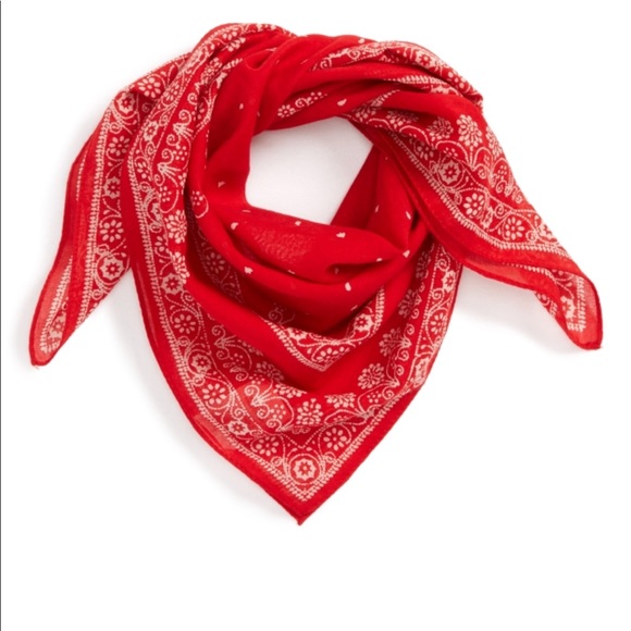 Red bandana scarf Clearance